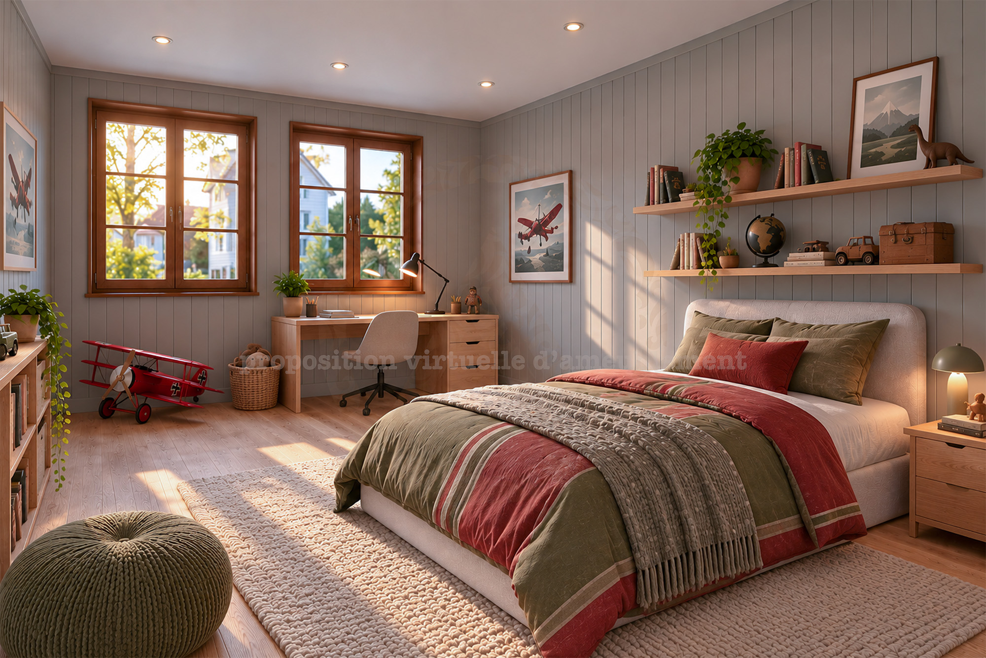 Villars le terroir rez chambre enfant aménagée AO Spécial investisseurs – 2 appartements à fort potentiel