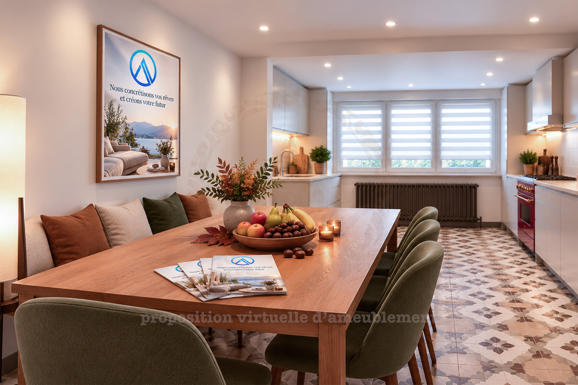 Villars le terroir rez cuisine sam aménagée AO Spécial investisseurs – 2 appartements à fort potentiel